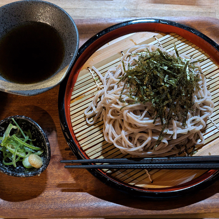 今日からざる蕎麦始めました。